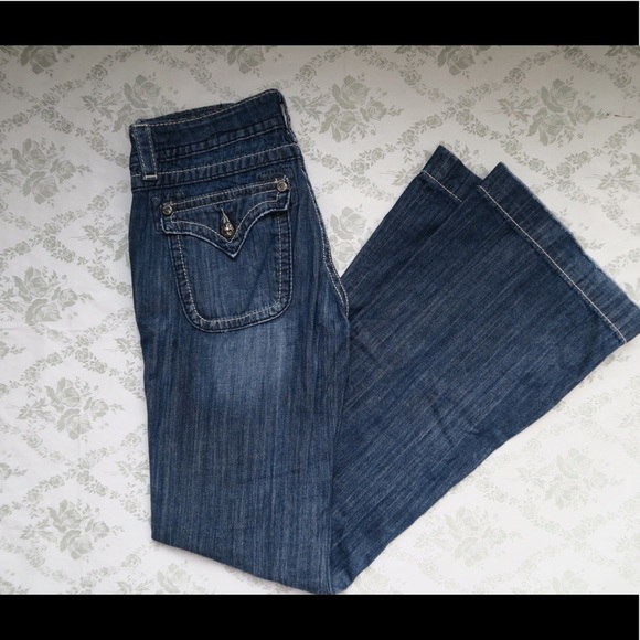 Miss Me jeans sz 27 x 32 wide leg - Picture 4 of 5